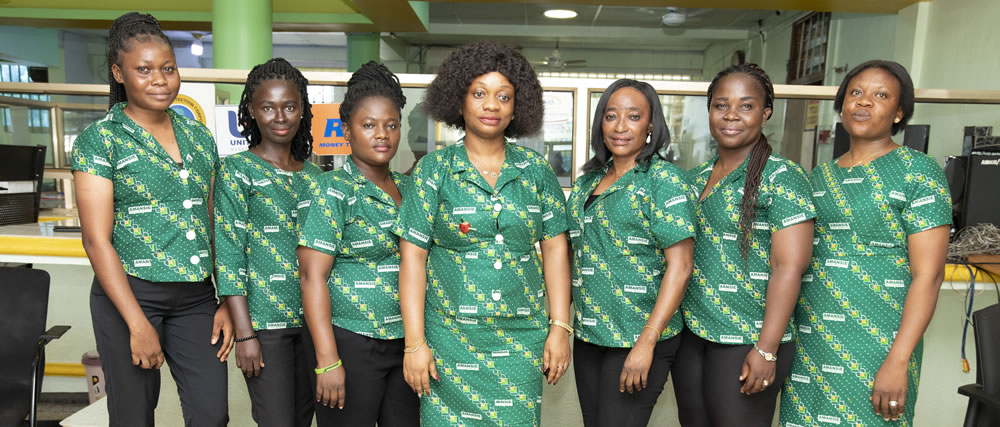 Amansie Rural Bank PLC outdoors new corporate cloth